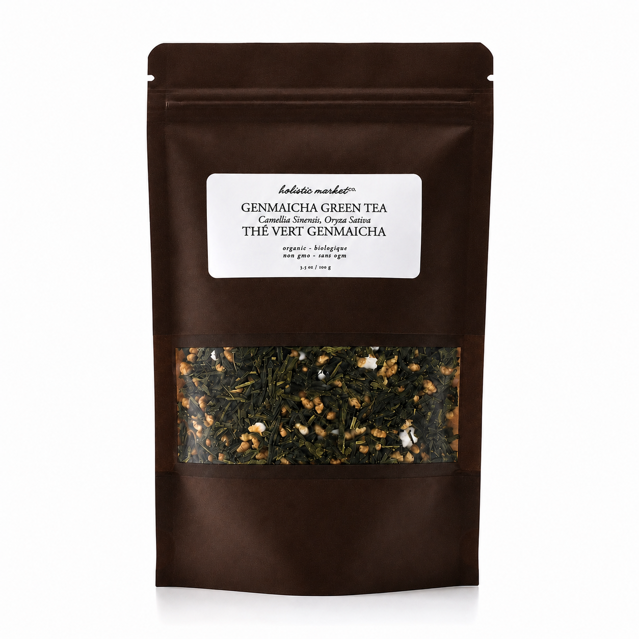 Té verde Genmaicha (Camellia sinensis, Oryza sativa)